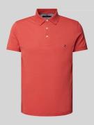 Slim fit poloshirt met logostitching