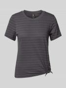 Regular fit T-shirt met knoopdetail