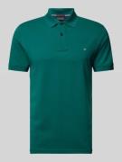 Poloshirt met labeldetail