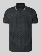 Poloshirt met labeldetails, model 'GREENWICH'