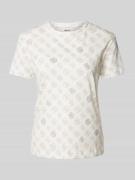 T-shirt met labelprint, model 'NOMIE'