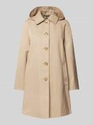 Trenchcoat met capuchon