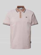 Regular style poloshirt met labelprint