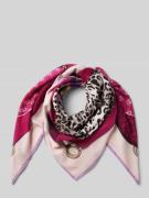 Sjaal met labelopschrift, model 'Foulard Mix'