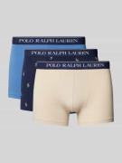 Boxershort met elastische band met label in een set van 3 stuks, model...