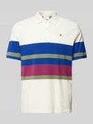 Regular fit poloshirt met labelstitching