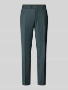 Tapered fit pantalon met persplooien, model 'Cole'