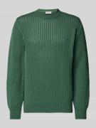 Gebreide pullover met logopatch, model 'CALEN'