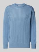 Gebreide pullover met logopatch, model 'CALEN'