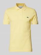 Slim fit poloshirt met labelbadge, model 'CORE'