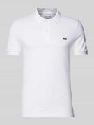 Slim fit poloshirt met labelbadge, model 'CORE'