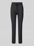 Skinny fit stoffen broek met elastische band, model 'EASY SMART'