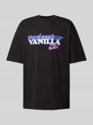 Oversized T-shirt met labelprint, model 'HAMLIN'
