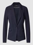 Shaped fit blazer van viscosemix