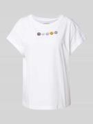 T-shirt met strass-steentjes