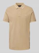 Regular fit poloshirt met labelstitching, model 'Ambrosio'