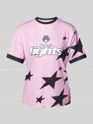 T-shirt met labeldetails, model 'ALLSTARS'