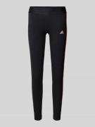 Tight fit sportlegging met labelprint