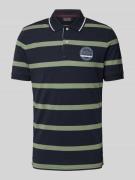 Regular fit poloshirt met motiefprint