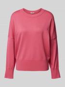 Gebreide pullover met ronde hals, model 'Gillian'