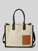 Tas met labeldetail, model 'Pezza'