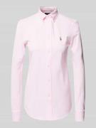 Poloshirt met button-downkraag.