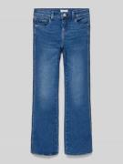 Skinny fit bootcut jeans in 5-pocketmodel, model 'POLLY'