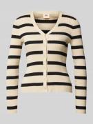 Gebreide cardigan met knoopsluiting, model 'REDWOOD'