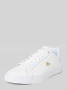 Leren sneakers met labelapplicatie, model 'LEROND'