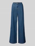 Wide leg jeans met achterzakken