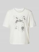 T-shirt met strass-steentjes