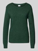 Gebreide pullover met ribboorden, model 'Viril'