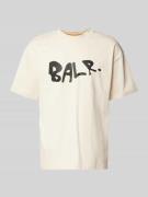 T-shirt met labelprint