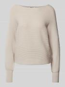 Gebreide pullover met boothals, model 'ADALINE'