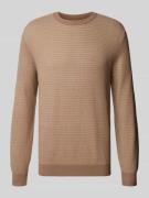 Gebreide pullover met ronde hals