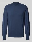 Gebreide pullover met labeldetail