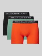 Boxershort met band met label in een set van 3 stuks