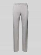 Slim fit pantalon met persplooien, model 'Blayr'