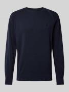 Gebreide pullover met ribboorden, model 'JAAIRO'