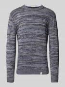 Gebreide pullover met labeldetails