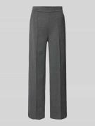 Wide leg stoffen broek met elastische band, model 'Anka'