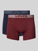 Boxershort met elastische logo in band in een set van 2 stuks