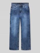 Wide leg jeans met