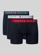 Boxershort met elastische band met logo in een set van 3 stuks