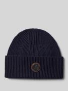 Beanie met labelbadge, model 'Feranto'