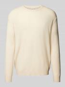 Gebreide pullover met ribboorden, model 'RAXOW'