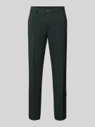 Slim fit pantalon met persplooien, model 'LIAM'