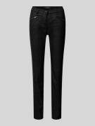 Skinny fit broek met ritszakken