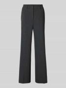 Wide leg stoffen broek met achterzakken, model 'AMELIE'