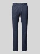 Modern fit pantalon met riemlussen, model 'Sergio'